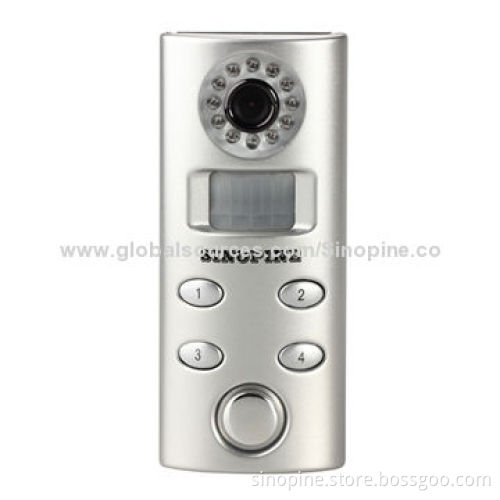 Wireless 2-way solar-powered home alarm, supports mute alarm